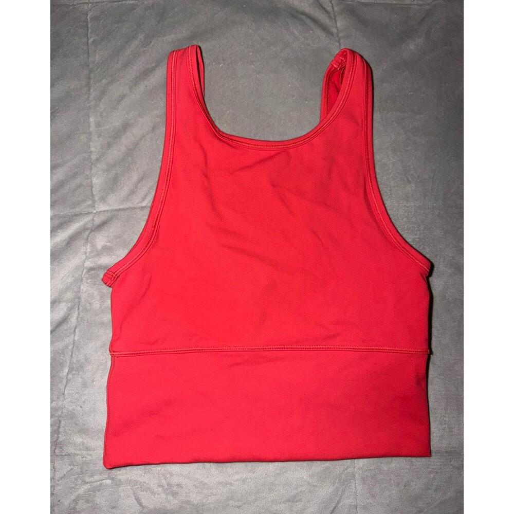 Pink/coral lululemon pivot tank Sz 4